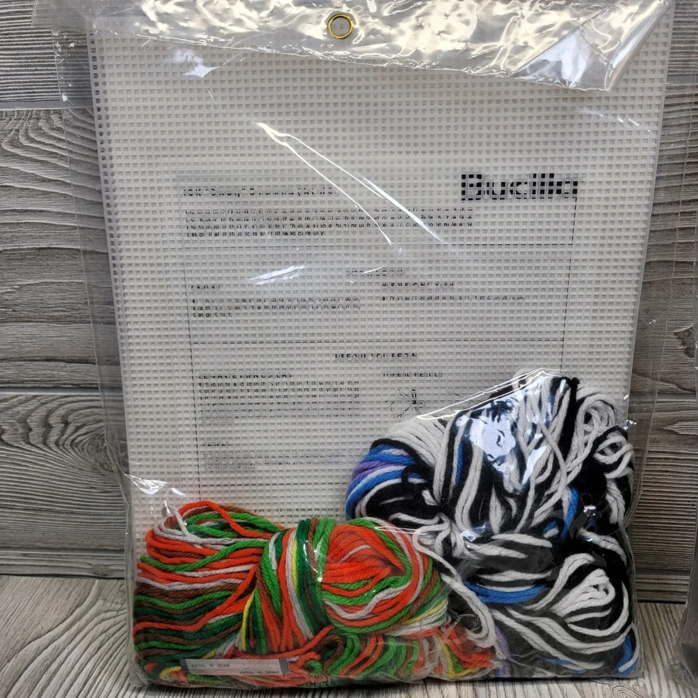 2 Bucilla‎ Plastic Canvas Halloween Collection Craft Kit Ornaments Pumpkin Vtg